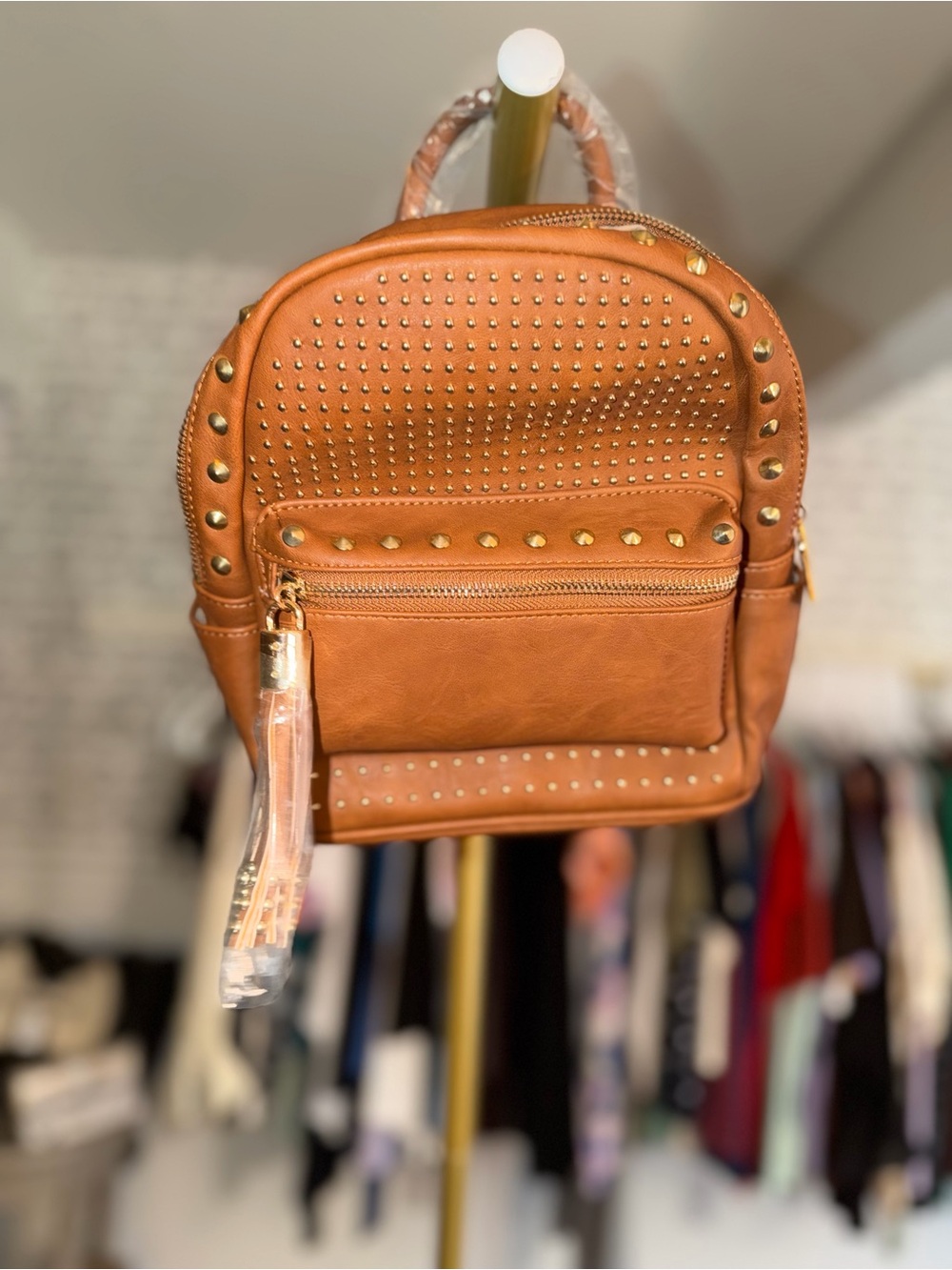 NWT Brentano Mini Backpack Studded Vegan
Leather
